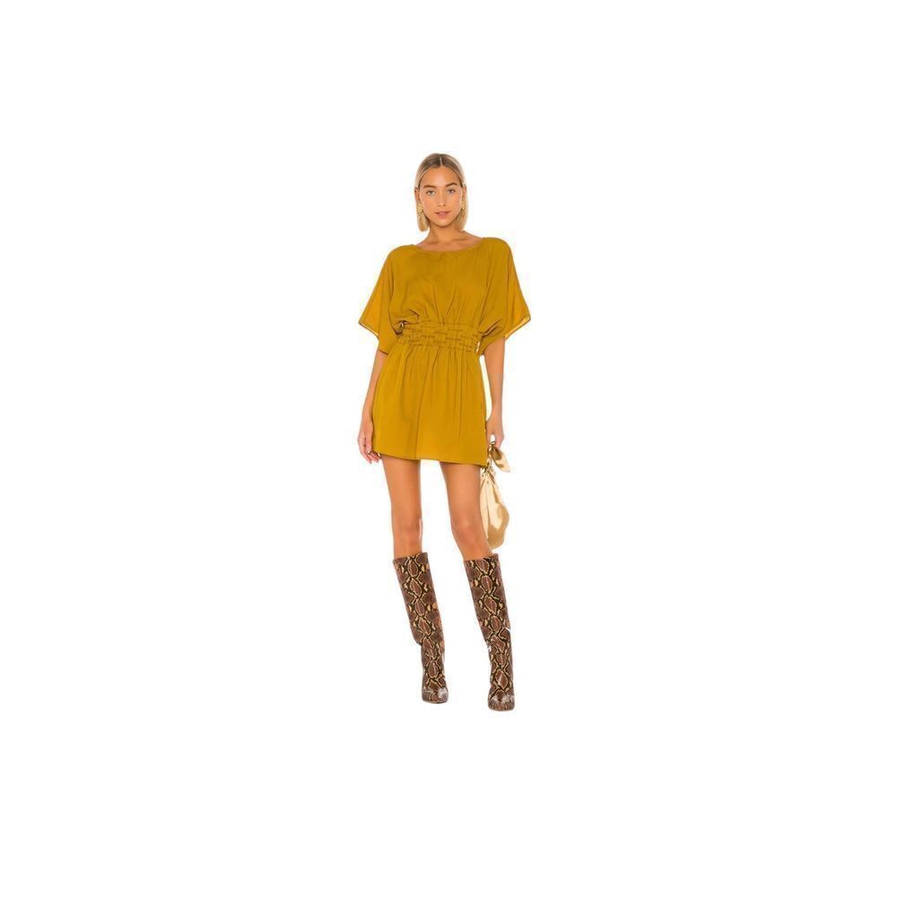 Tularosa Sienna Dress in Mustard Size XL NWT (13-6)